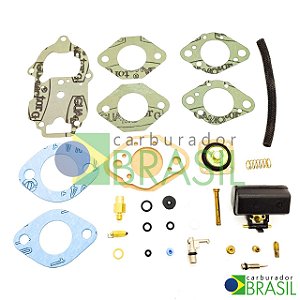 Kit de Reparos para Carburador Weber 190 Linha Fiat Uno Prêmio Elba Fiorino Panorama Spazio Pick Up Utilitários Oggi