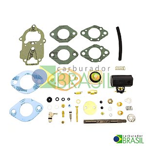 Kit de Reparos Completo para Carburador Weber 190 com Came de Esfera de Metal Linha Fiat Uno Fiorino Pick Up