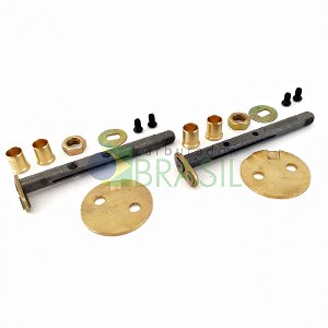 Kit de Embuchamentos para Carburadores Solex H 32 PDSI 2/3 com borboletas de 34 mm - Fusca Brasília Kombi SPII Karmann Ghia