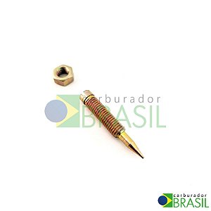 Parafuso Mistura Secundária Agulha do By Pass para Carburador Weber 40 44 48 IDF