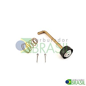 Pistão Injetor de Teflon para Carburador Weber 446 DFV Álcool Linha GM Opala Caravan Pickup