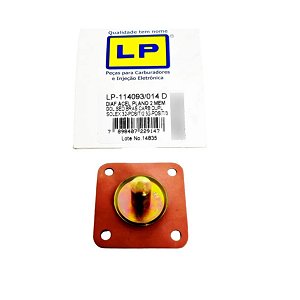 Diafragma de Aceleração para Carburador Solex H 32 PDSI 2/3 VW Fusca Gol Brasília Kombi