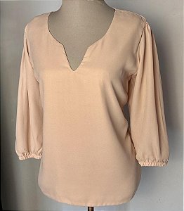 Blusa crepe manga 3/4 G Ref: 007