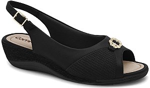 Sandália Feminina Napa Vest Plus - Comfortflex (39 ao 42)