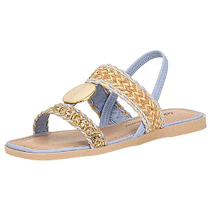 Sandália Feminina Flat Dakota Azul