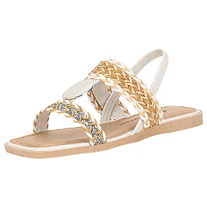 Sandália Feminina Flat Dakota Branca
