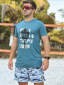 Camisa Masculina Effect Beach Tennis Pé na Areia