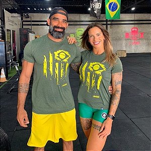 Camisa Masculina Effect Bandeira do Brasil