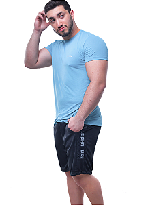 Camisa Masculina Basic Verde Água