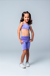 Shorts Infantil Shine Lilás