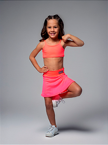 Top Lotus Infantil Rosa Neon
