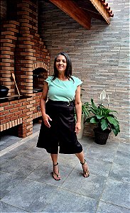 SAIA PRETA ALFAIATARIA