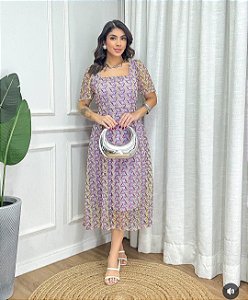 VESTIDO GRIPPER ROXO