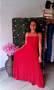 VESTIDO LONGO VERMELHO