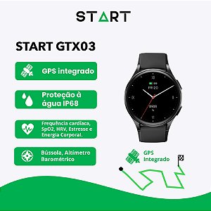 Smartwatch GTX03 - IP68 - GPS Integrado
