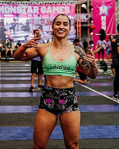 Top Nadador Verde Neon