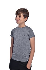 Camisa Basic Infantil Cinza Mescla