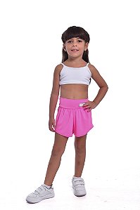 Shorts Fluity Infantil Rosa Bebê