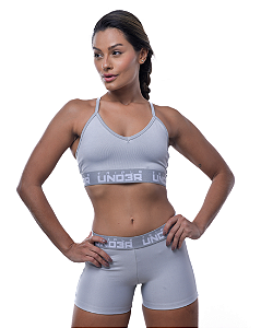 Shorts Box Cinza