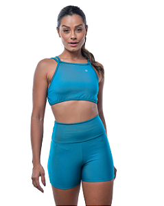 Top Frente Única 3U Mini Verde Jade