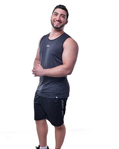 Regatão Masculino Effect Triple Under Midi Central Preto