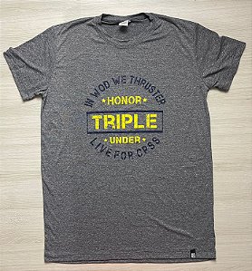 Camisa Masculina Effect Cinza Honor