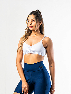 Shorts New Midi Azul Marinho