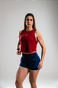 Cropped Basic Carmim