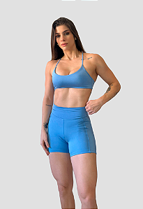 Shorts Active Premium Azul Celeste