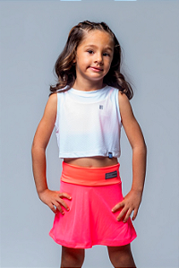 Cropped Basic Infantil Branco