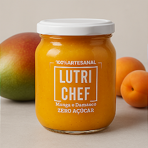 Geleia ZERO AÇÚCAR 100% fruta -  Manga com Damasco