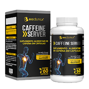 Cafeína (CAFFEINE SERVER - 60 Cápsulas) - 12 Unidades