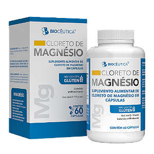 Cloreto de Magnésio 350mg - 60 Cápsulas