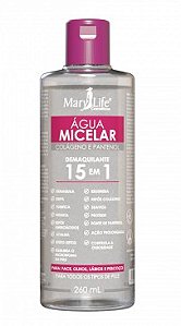 Água Micelar Demaquilante 15 em 1 (Colágeno e Pantenol)