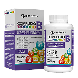Suplemento Alimentar do Complexo B - 12 Unidades