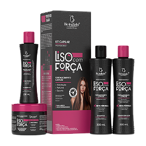 Kit Capilar Liso com Força (4 Itens) - 6 Unidades