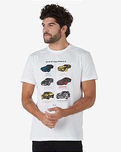 Camisa Polo Piquet Listrado - Preto