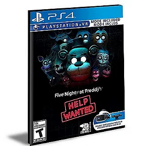 Five Nights at Freddy's VR Help Wanted Ps4 e Ps5 Mídia Digital