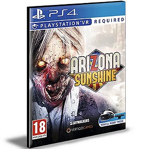 Arizona Sunshine Launch Edition Ps Vr PS4 Mídia Digital