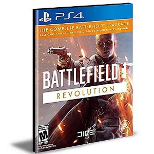 Battlefield 1 Revolution Ps4 e Ps5 Psn Mídia Digital