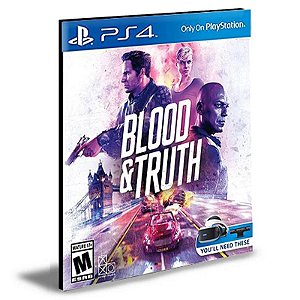 Blood and Truth Ps4 e Ps5 Psn Mídia Digital