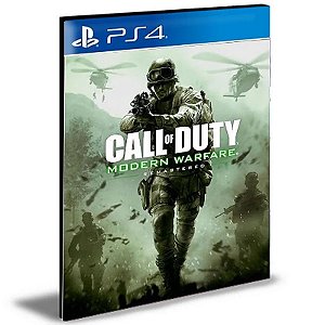 Call of Duty Modern Warfare Remastered Português Ps4 e Ps5 Psn Mídia Digital