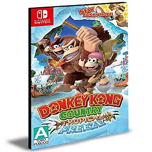 Donkey Kong Country Tropical Freeze Nintendo Switch Mídia Digital