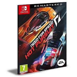 Need for Speed Hot Pursuit Remasterizado Nintendo Switch Mídia Digital
