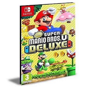 New Super Mario Bros. U Deluxe Nintendo Switch Mídia Digital
