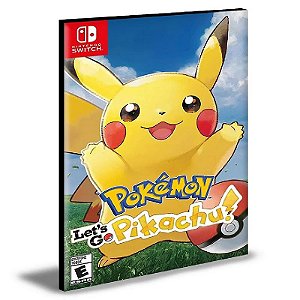 Pokemon Lets Go Pikachu! Nintendo Switch Mídia Digital