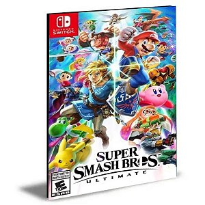 Super Smash Bros Ultimate Nintendo Switch Mídia Digital