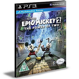 Epic Mickey 2: The Power Of Two Ps3 Mídia Digital