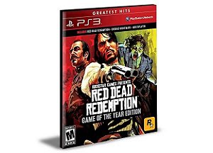 RED DEAD REDEMPTION + UNDEAD NIGHTMARE PS3 MÍDIA DIGITAL