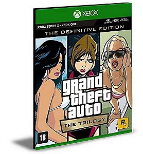 Grand Theft Auto The Trilogy The Definitive Edition Xbox One e Xbox Series X|S Mídia Digital